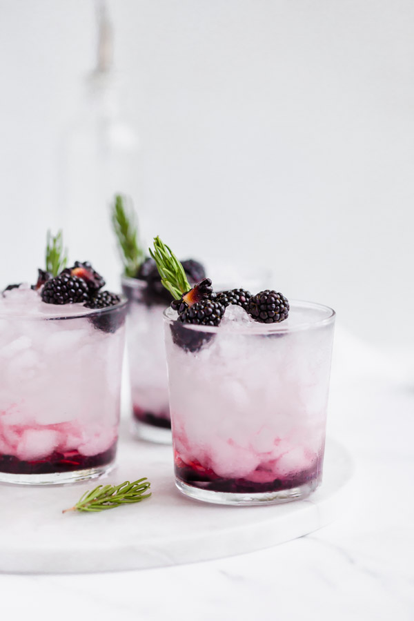 Muddled Blackberry Gin & Tonic - Browned Butter Blondie