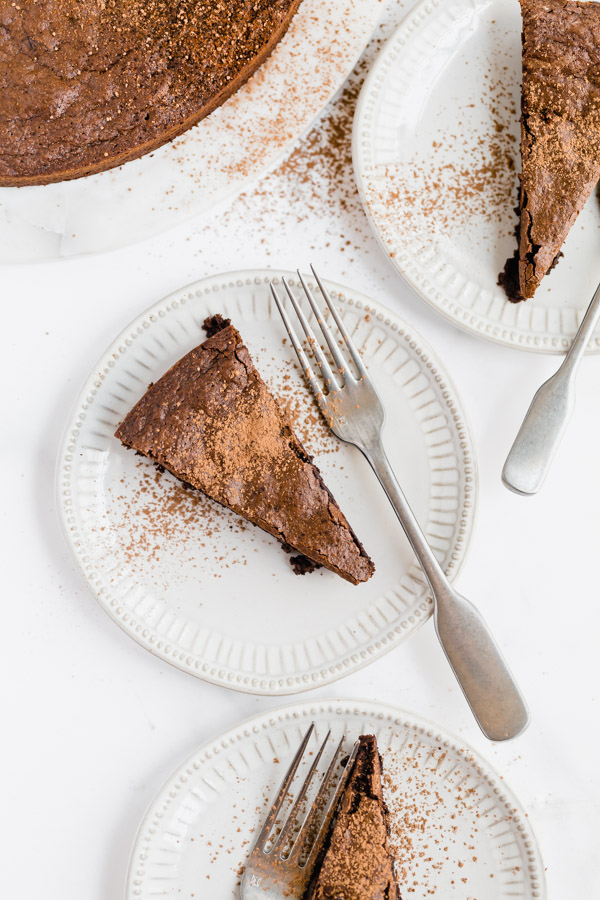 Flourless Chocolate Almond Cake - Browned Butter Blondie