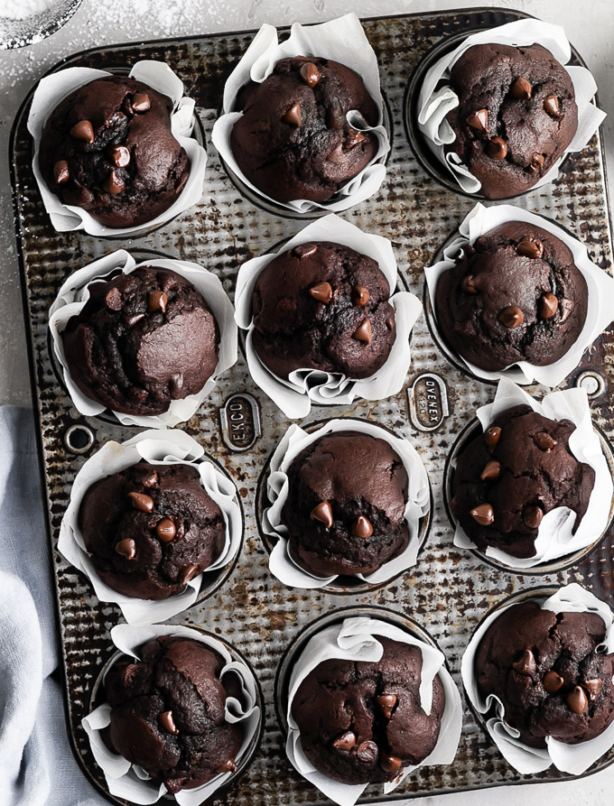 Double Chocolate Muffins Butter Blondie