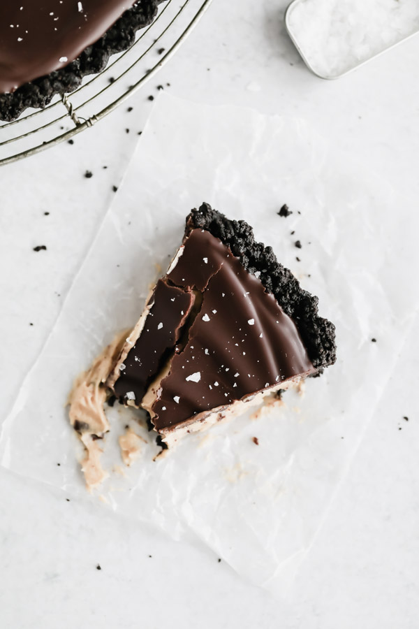 Salted Caramel Bittersweet Chocolate Tart - Life Made Simple