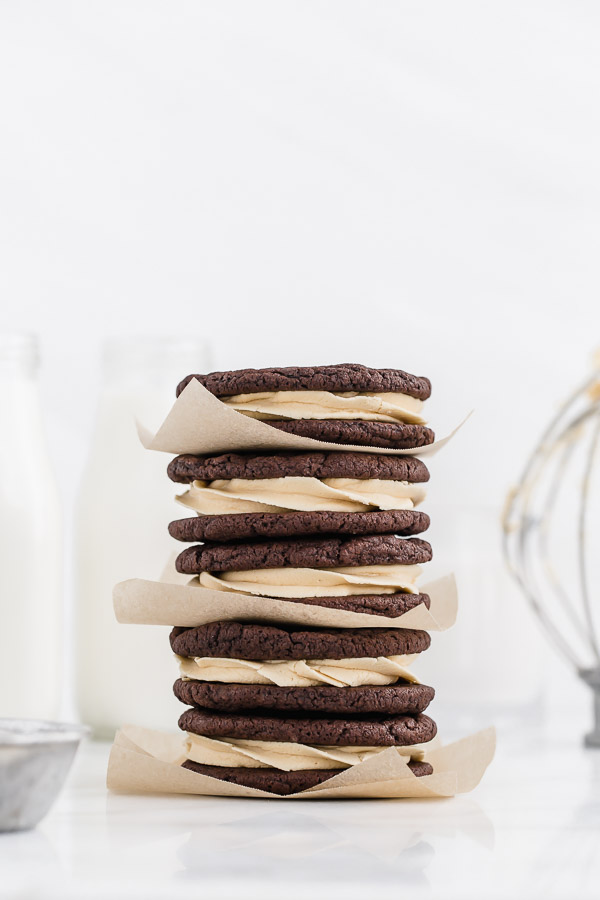 Chocolate Sandwich Cookies Chocolate Salted Caramel Sandwich Cookies Browned Butter 