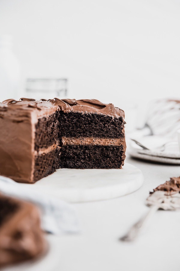 Easy German Chocolate Cake 1 Layer