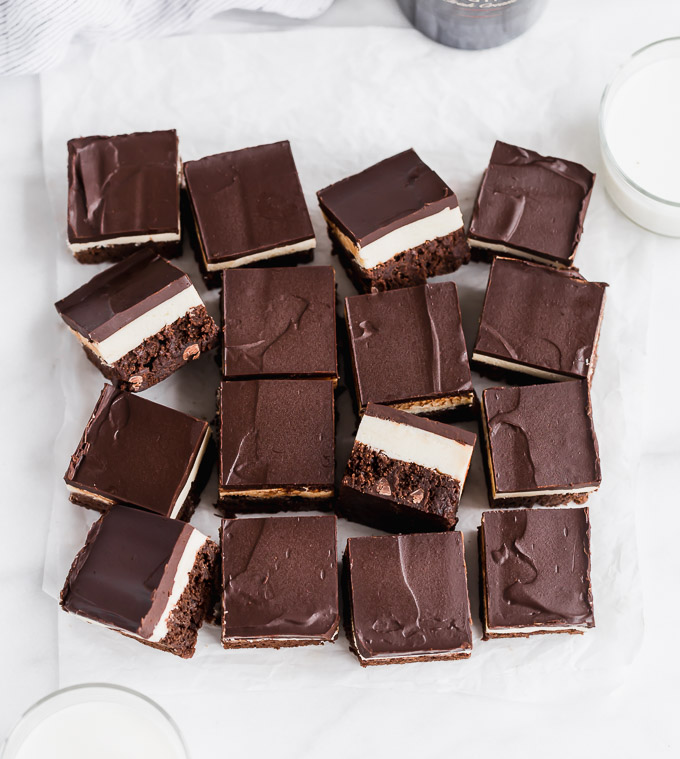 Irish Cream Fudge Brownies - Browned Butter Blondie