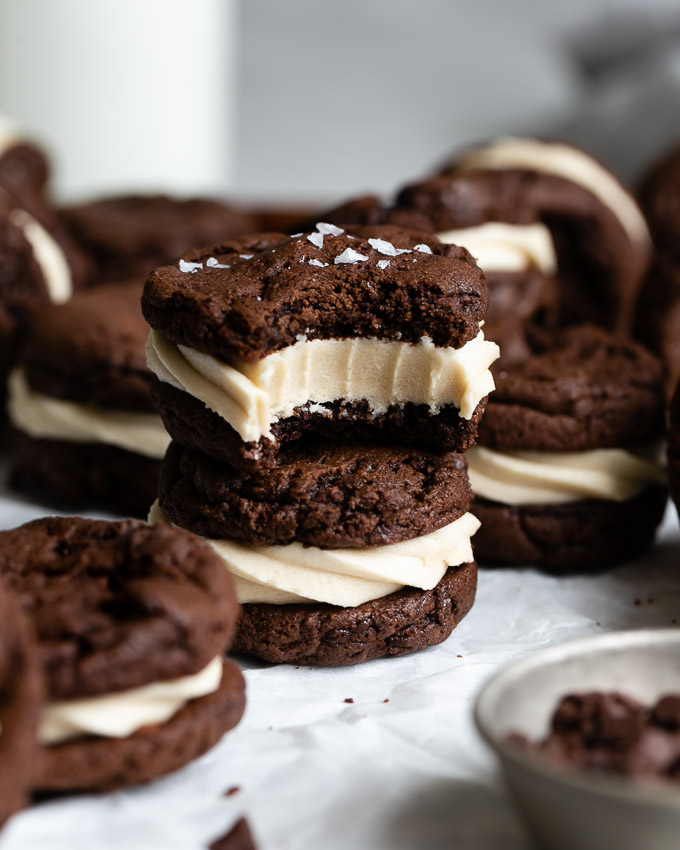 Ice cream stacks, not scoops - Baking Bites