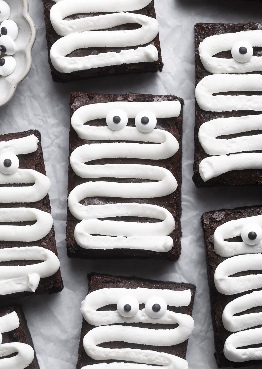 mummy brownies recipe