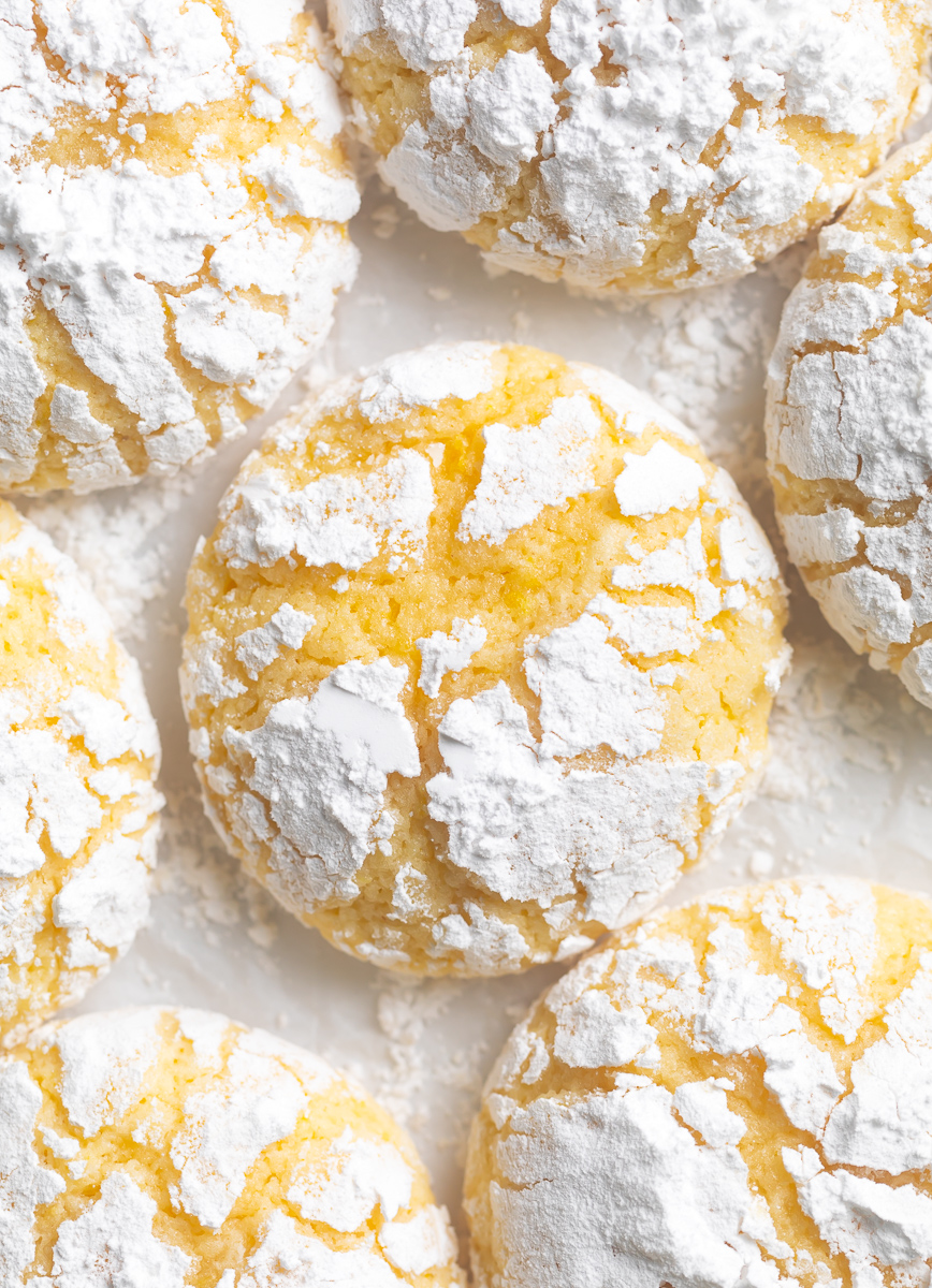 lemon crinkle cookies recipe